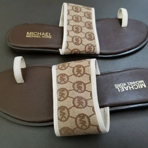 Michael kors slide sandals